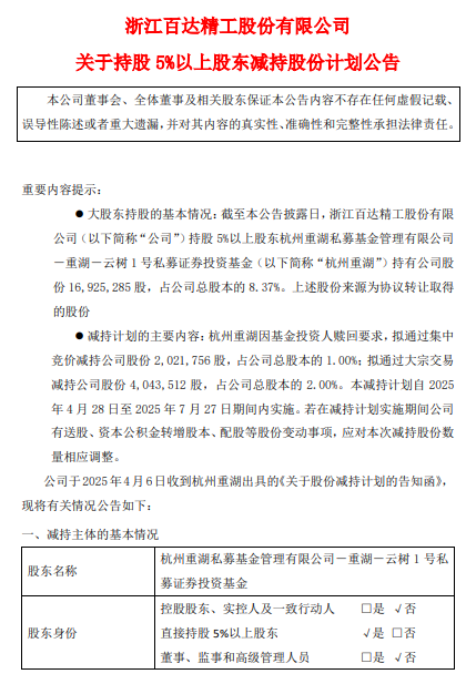 线上配资公司 迪生力：控股股东于5月6日减持公司股份57.53万股