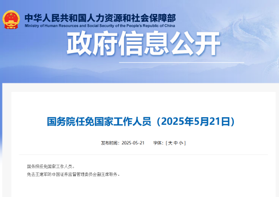 股票配资服务门户导航 国务院免去王建军证监会副主席职务
